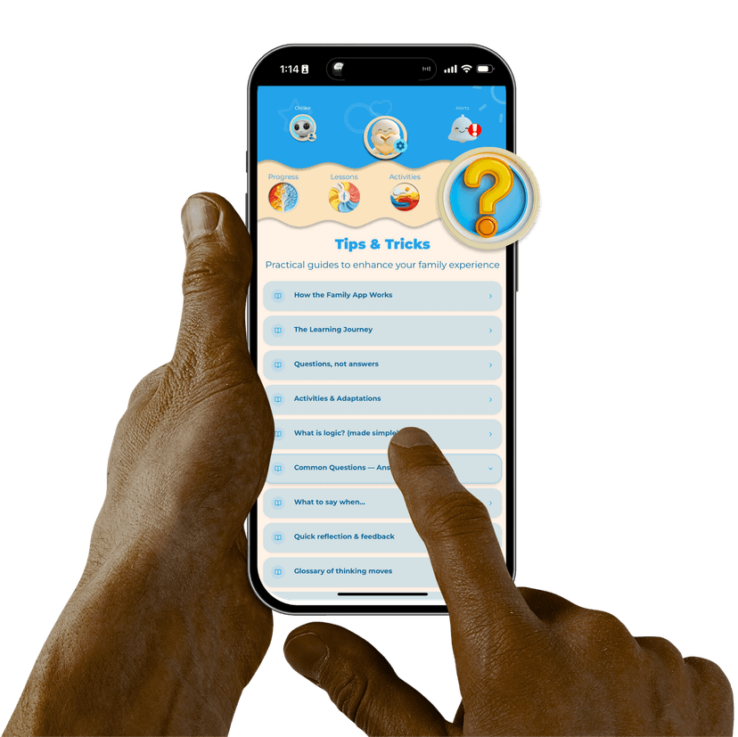 Hope Seed classroom guides app interface