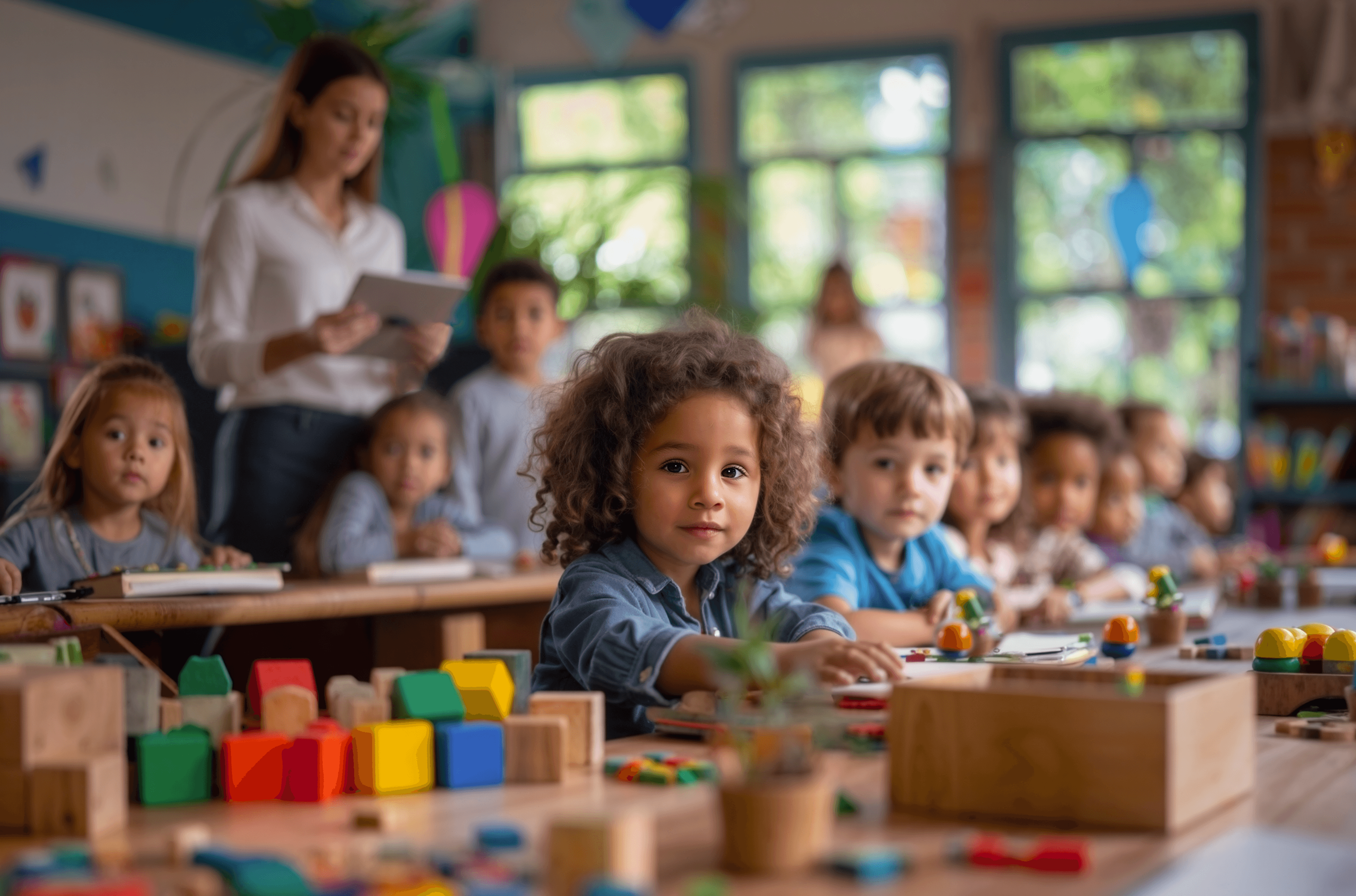 School hero background