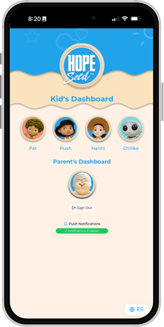 Hope Seed app: Begin